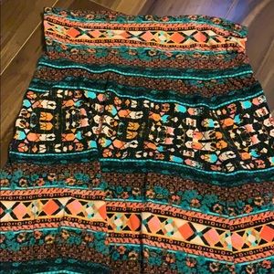 Multi colored maxi can be skirt or dress